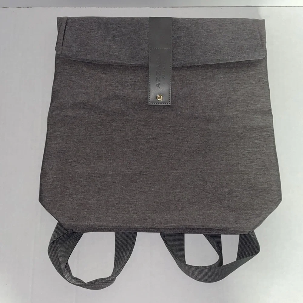 NWT Azzaro Gray Mens Backpack